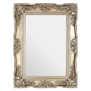 Ornatis Rectangular Wall Mirror In Champagne Gold Frame